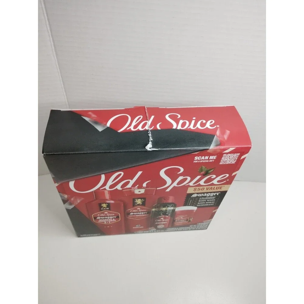 Old Spice Swagger Cedarwood Men's Gift Set 2-in-1 Wash/Spray/Deodorant 37.6 oz